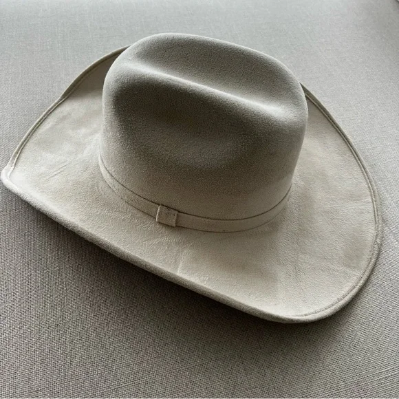 ABCO Off White Rancher Cowboy Hat - Picture 1 of 13